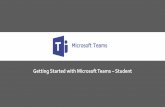 Getting Started with Microsoft Teams – Student