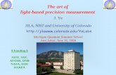 The art of light-based precision measurement
