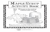 maple activities booklet