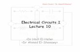 Electrical Circuits I Lecture 10
