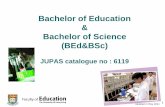 Bachelor of Education Bachelor of Science (BEd&BSc)