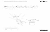 Wire rope lubrication system - SKF