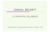 SAMUEL BECKETT - DidatticaWEB