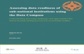 Assessing data readiness of sub national institutions ...