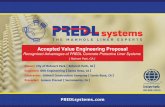 Accepted Value Engineering Proposal - You design it. PREDL ...