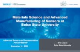 Materials Science and Advanced Manufacturing of Sensors at ...