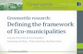 Greensettle research: Defining the framework of Eco ...