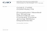 GAO-20-352, Accessible Version, COST-TYPE CONTRACTS ...