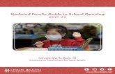 Updated Family Guide to School Opening