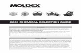 2021 CHEMICAL SELECTION GUIDE - Moldex
