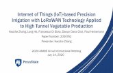 Internet of Things (IoT)-based Precision Irrigation with ...