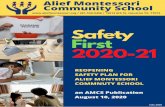 2020-21 First Safety - Alief Montessori
