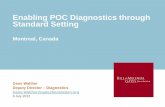 Enabling POC Diagnostics through Standard Setting