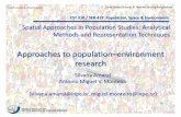 Approaches to population environment research