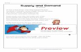 Supply and Demand - Super Teacher Worksheets