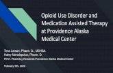 Opioid Use Disorder and Medication Assisted Therapy at ...