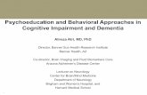 Psychoeducation and Behavioral Approaches in Cognitive ...