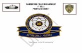 SAUGERTIES POLICE DEPARTMENT FY 2022 PROPOSED BUDGET