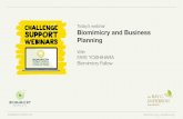 Today’s webinar Biomimicry and Business Planning
