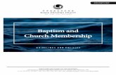 Baptism and Church Membership - GCCP
