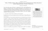 GENERAL ARTICLE The Wilsonian Revolution in Statistical ...