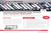 PROTECT AND MANAGE YOUR TRAILER TRAILER TRACKING
