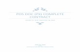 pos doc (PX) complete contract - University of California