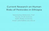 Current Research on Human Risks of Pesticides in Ethiopia