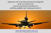 Aspects of oral Aeronautical English and its inherent ...