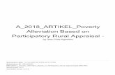 Participatory Rural Appraisal - Alleviation Based on A ...