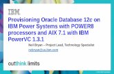 Provisioning Oracle Database 12c on IBM Power Systems with ...