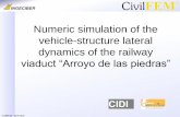 Numeric simulation of the vehicle-structure lateral ...