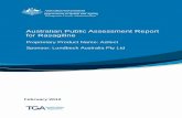 Australian Public Assessment Report for Rasagiline