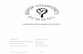Asbestos Management Policy - Bishop Stopford's School