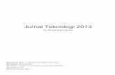 Jurnal Teknologi 2013 - rp2u.unsyiah.ac.id