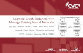 Learning Graph Distances with Message Passing Neural Networks