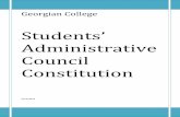Students’ Administrative Council Constitution