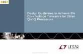 Design Guidelines to Achieve 3% Core Voltage Tolerance for ...