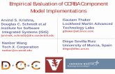 Empirical Evaluation of CORBA Component Model Implementations