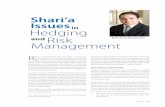 Shari’a Issuesin Hedging Risk By Professor Humayon Dar ...