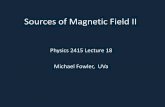 Magnetic Field Sources II - University of Virginia