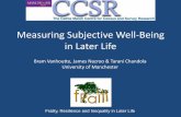 Measuring Well-Being in Later Life