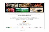 Shared Tables Food Educational Tour Shanghai China