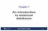 An introduction to relational databases