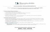 LICENSING REQUIREMENTS - The Annuity & Life Source, Inc.