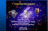 Cosmic Ray Direct Detection - Agenda (Indico)