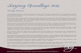 Saying Goodbye #2 - Sapphire Leadership Group, LLC