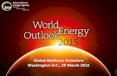Global Methane Emissions Washington D.C., 29 March 2016