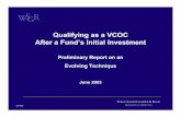 Qualifying as a VCOC After a Fund’s Initial Investment