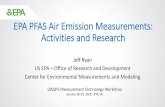 EPA PFAS Air Emission Measurements Activities and Research